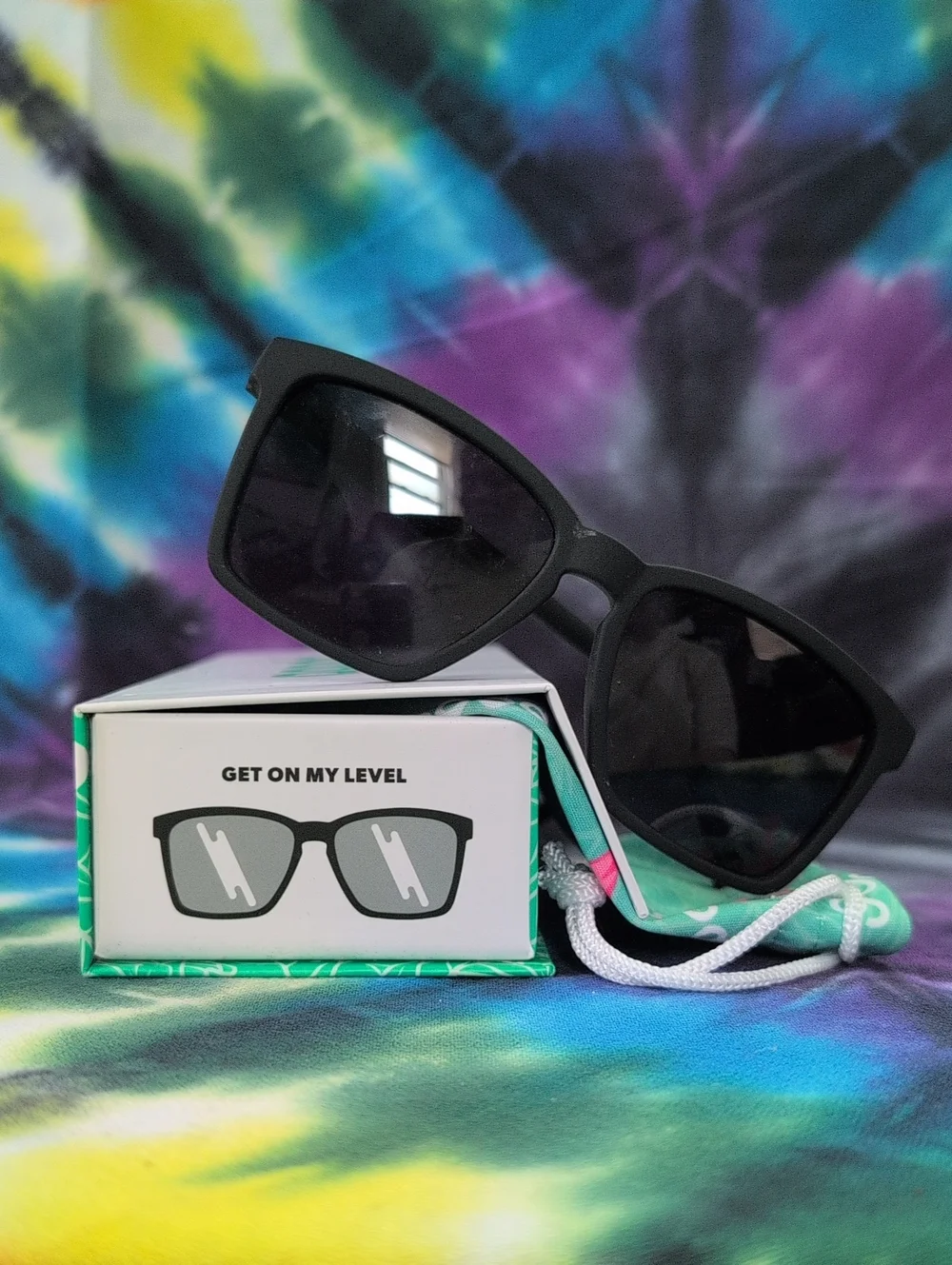 Black Goodr Sunglasses LFG Small Width Black Lenses NIB